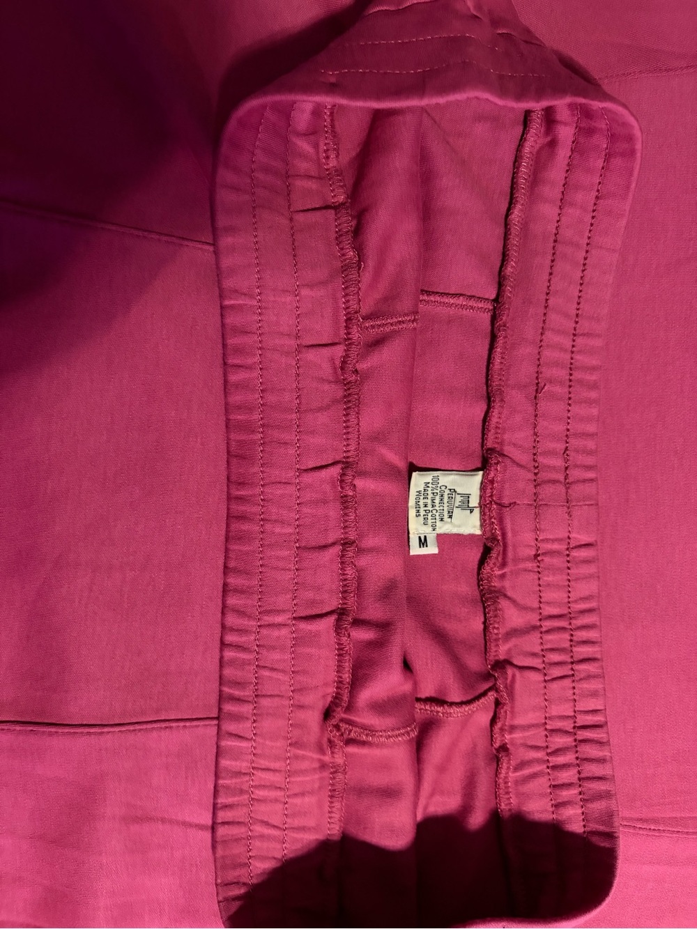 Peruvian Connection Deep Raspberry A-Line Skirt - Picture 2 of 3